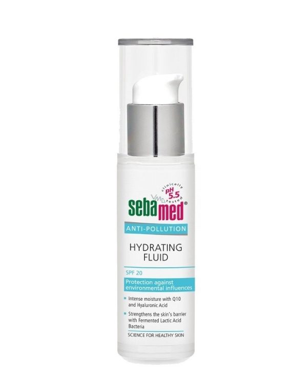 Sebamed Anti-Pollution Hydrating Fluid SPF20 żel nawilżający do twarzy 30ml