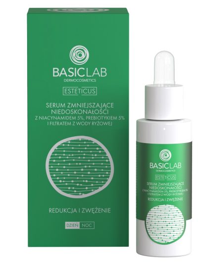 BasicLab Esteticus serum zmniejszające niedoskonałości z niacynamidem 5% 30ml