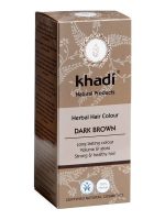 Khadi Herbal Hair Colour henna do włosów Ciemny Brąz 100g