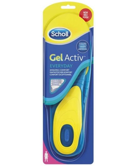 Scholl GelActiv Everyday żelowe wkładki do obuwia dla kobiet r.37-41 2szt.