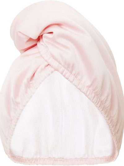 Glov Satin Towel Wrap dwustronny turban satynowy do włosów Champagne