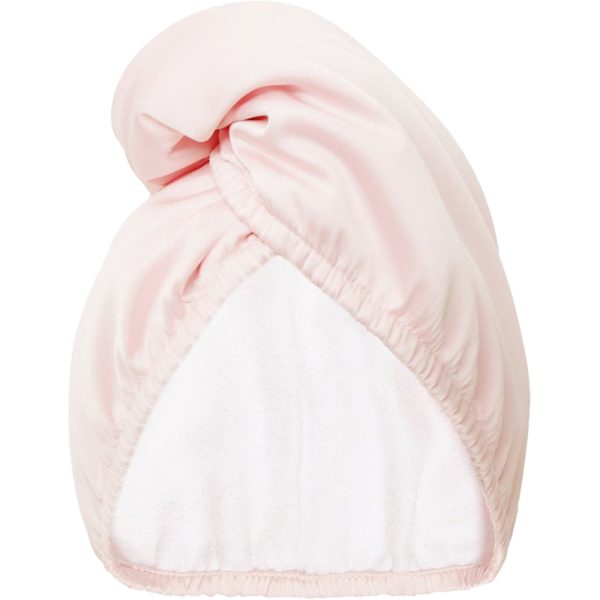 Glov Satin Towel Wrap dwustronny turban satynowy do włosów Champagne