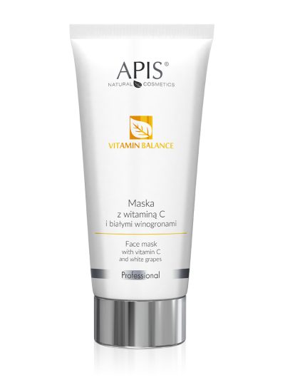APIS Vitamin Balance maska z witaminą C i białymi winogronami 200ml