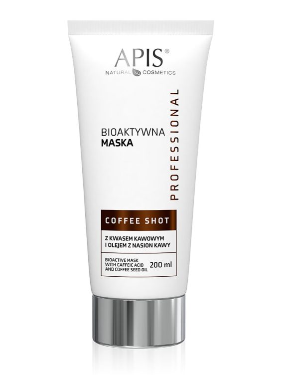 APIS Coffee Shot bioaktywna maska z kwasem kawowym i olejem z nasion kawy 200ml