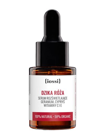 Iossi Dzika Róża serum rozświetlające z geranium cyprysem witaminami C i E 10ml