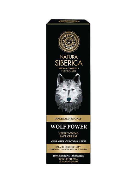 Natura Siberica Men Wolf Power tonizujący krem do twarzy dla mężczyzn 50ml