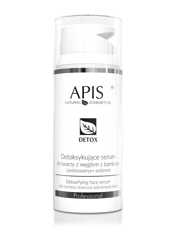 APIS Detox detoksykujące serum do twarzy z węglem z bambusa i jonizowanym srebrem 100ml