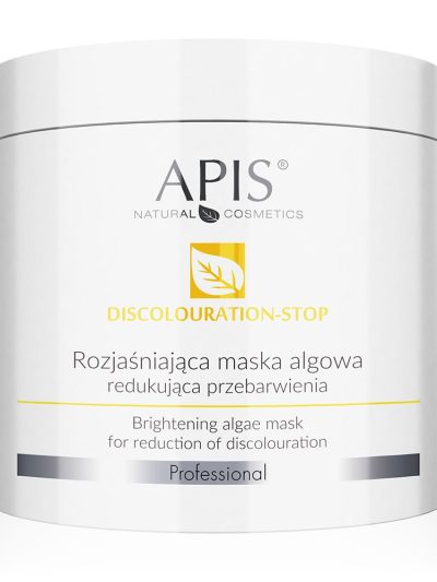 APIS Discolouration-Stop rozjaśniająca maska algowa redukująca przebarwienia 200g