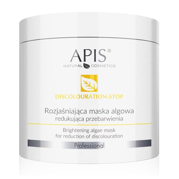 APIS Discolouration-Stop rozjaśniająca maska algowa redukująca przebarwienia 200g
