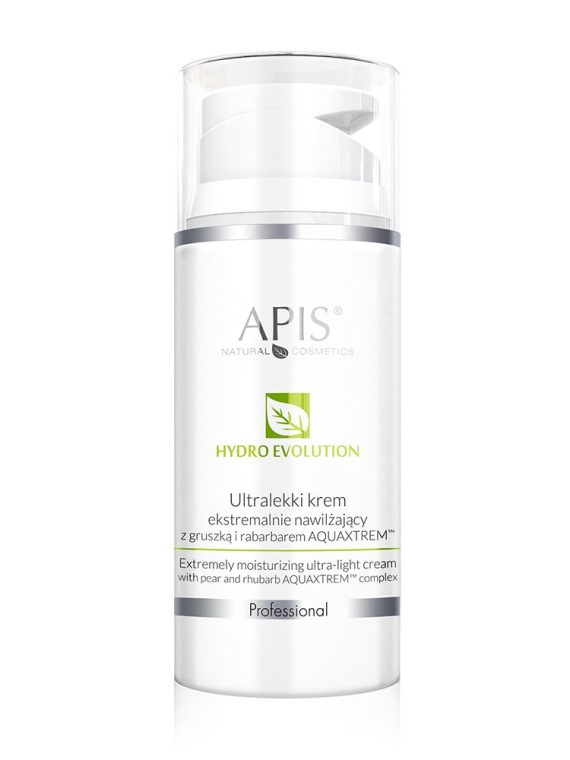 APIS Hydro Evolution ultralekki krem ekstremalnie nawilżający z gruszką i rabarbarem AQUAXTREM™ 100ml