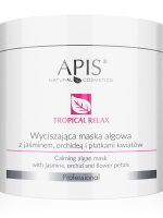 APIS Tropical Relax wyciszająca maska algowa z jaśminem orchideą z płatkami kwiatów 200g