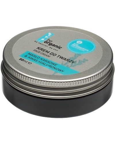 Be Organic Face Cream nawilżająco-regenerujący krem do twarzy Masło Kakaowe & Kwas Hialuronowy 50ml