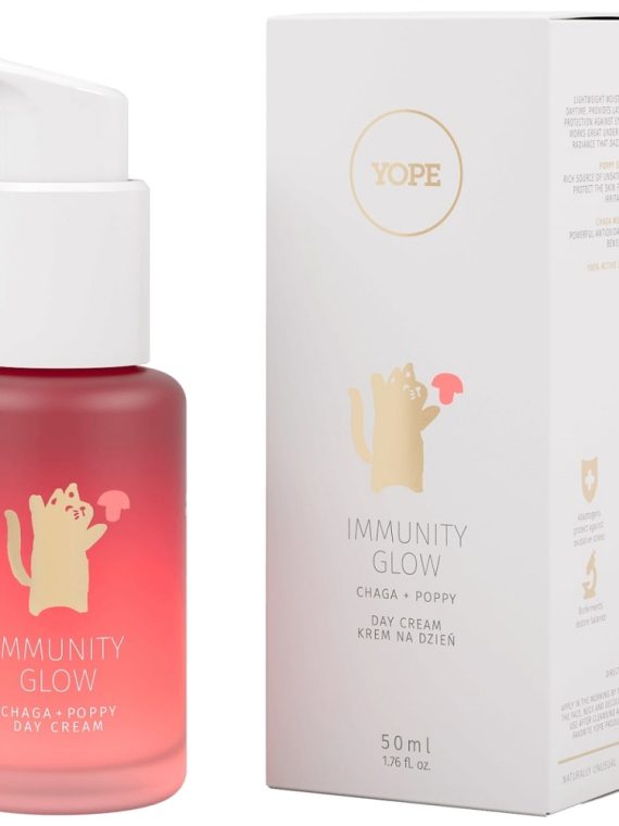 Yope Immunity Glow krem do twarzy na dzień Chaga + Mak 50ml