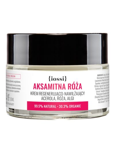 Iossi Aksamitna Róża krem regenerująco-nawilżający do twarzy acerola & róża & algi 50ml