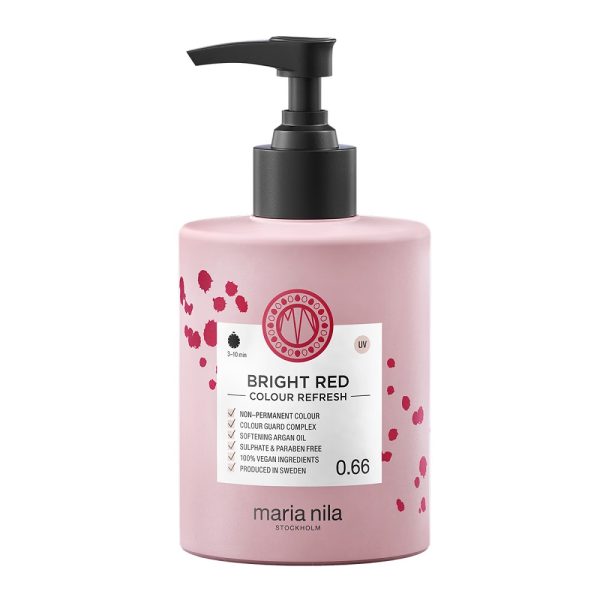 Maria Nila Colour Refresh maska koloryzująca do włosów 0.66 Bright Red 300ml