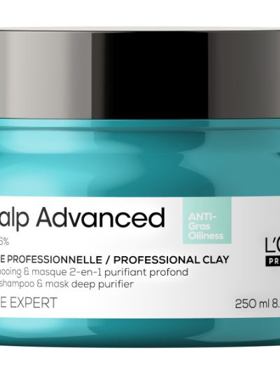 L'Oreal Professionnel Serie Expert Scalp Advanced 2-in-1 Deep Purifier Clay maska oczyszczająca z glinką 2w1 250ml