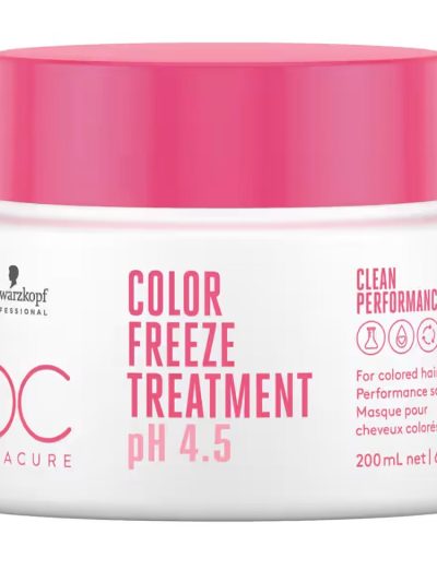 Schwarzkopf Professional BC Bonacure Color Freeze Treatment intensywnie odbudowująca maska do włosów farbowanych 200ml