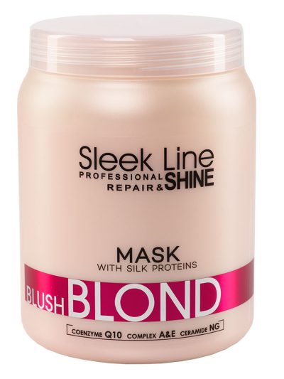 Stapiz Sleek Line Blush Blond Mask maska do włosów blond z jedwabiem 1000ml