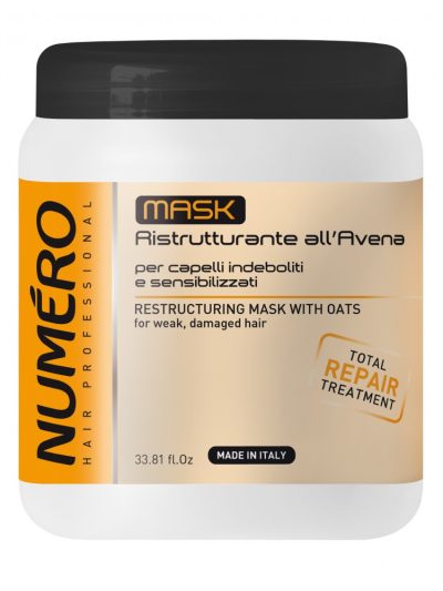 NUMERO Restructuring Mask With Oats restrukturyzująca maska z owsem 1000ml