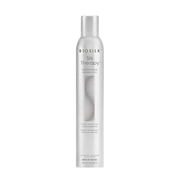 BioSilk Silk Therapy Finishing elastyczny lakier do włosów Natural Hold 284g