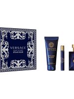 Versace Pour Homme Dylan Blue zestaw woda toaletowa spray 100ml + miniatura wody toaletowej spray 10ml + żel pod prysznic 150ml