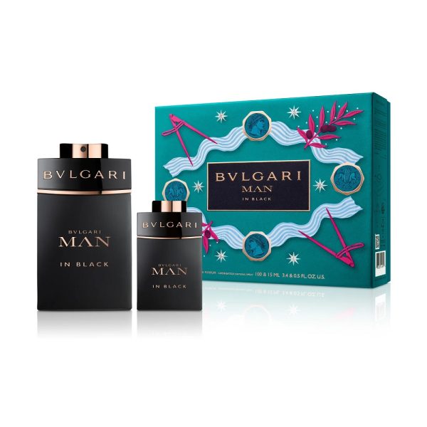 Bvlgari Man In Black zestaw woda perfumowana 100ml + woda perfumowana 15ml
