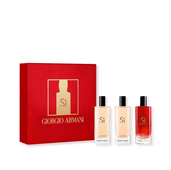 Giorgio Armani Si zestaw Si Passione woda perfumowana 15ml + Si woda perfumowana 2x15ml