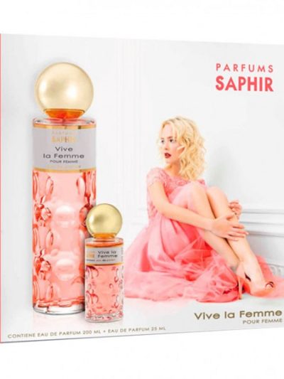 Saphir Vive La Femme zestaw woda perfumowana 200ml + woda perfumowana 25ml