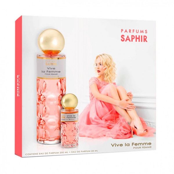Saphir Vive La Femme zestaw woda perfumowana 200ml + woda perfumowana 25ml