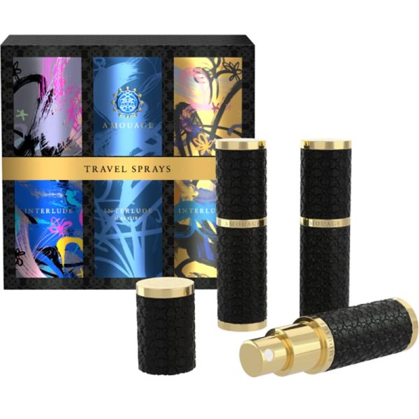Amouage Interlude Trilogy zestaw Interlude woda perfumowana 10ml + Interlude Black Iris woda perfumowana 10ml + Interlude 53 ekstrakt perfumy 10ml