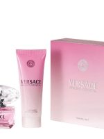 Versace Bright Crystal zestaw woda toaletowa 50ml + balsam do ciała 100ml