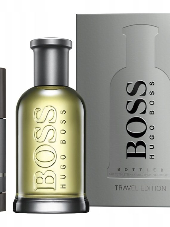 Hugo Boss Bottled Travel Edition zestaw woda toaletowa spray 100ml + dezodorant sztyft 75ml