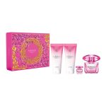 Versace Bright Crystal Absolu zestaw woda perfumowana 90ml + woda perfumowana 5ml + balsam do ciała 100ml + żel pod prysznic 100ml