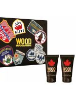 Dsquared2 Wood Pour Homme zestaw woda toaletowa 50ml + żel pod prysznic 50ml + balsam po goleniu 50ml