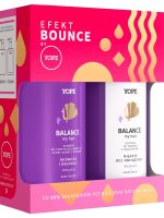 Yope Efekt Bounce Balance My Hair zestaw szampon do przetłuszczającej się skóry głowy z kwasami 300ml + odżywka do włosów z emolientami 300ml