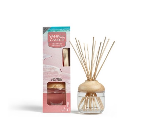 Yankee Candle Reed Diffuser pałeczki zapachowe z dyfuzorem Pink Sands 120ml