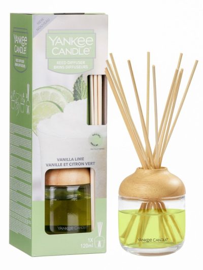 Yankee Candle Reed Diffuser pałeczki zapachowe z dyfuzorem Vanilla Lime 120ml