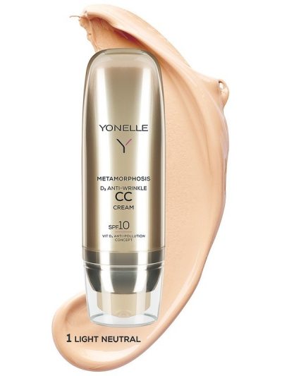 Yonelle Metamorphosis D3 Anti Wrinkle CC Cream SPF10 przeciwzmarszczkowy krem 1 Light Neutral 50ml