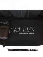 NOUBA Eyebrow Improver Set zestaw krem-żel do stylizacji brwi 30 + dwustronny aplikator + szablony 3szt + etui