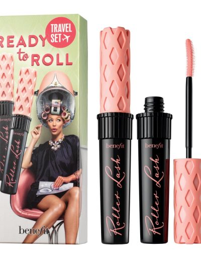 Benefit Ready To Roll Travel Set zestaw podkręcająco-liftingujący tusz do rzęs Black 2x8.5g