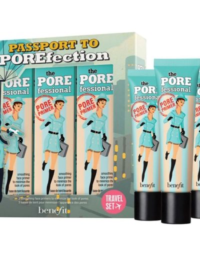 Benefit Passport to Porefection Porefessional Face Primer Trio Travel Set zestaw baz pod makijaż 3x22ml