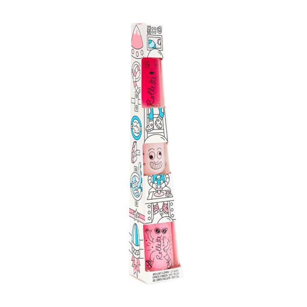 Nailmatic Kids Dream Rocket zestaw do makijażu dla dzieci 3szt.