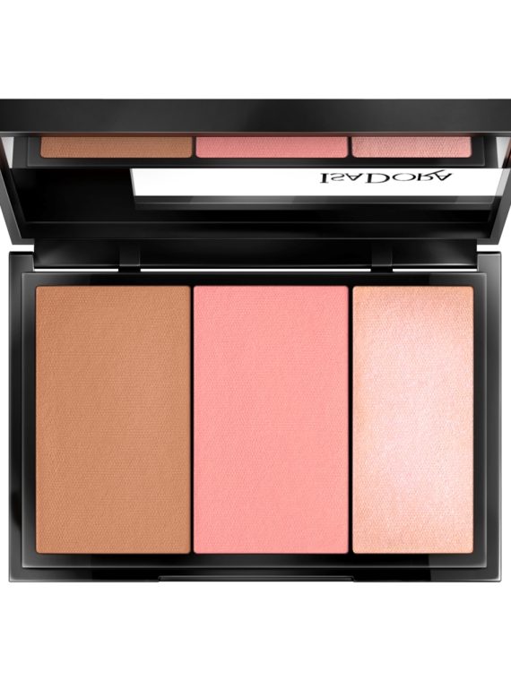 Isadora Face Sculptor 3-in-1 Palette paleta modelująca 62 Cool Pink 12g