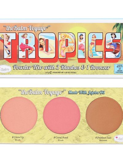 The Balm Tropics Powder Trio paleta do makijażu 8.5g