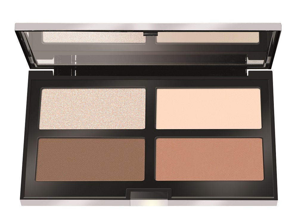 Pupa Milano Contouring & Strobing Ready 4 Selfie Powder Palette paleta pudrów do konturowania i strobingu 001 Pelli Chiare 17.5g