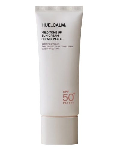 Hue Calm Vegan Mild Tone Up Sun Cream SPF50+ PA++++ tonujący krem przeciwsłoneczny 40ml