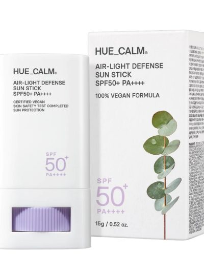 Hue Calm Vegan Air-Light Defense Sun Stick SPF50+ PA++++ przeciwsłoneczny sztyft do twarzy 15g
