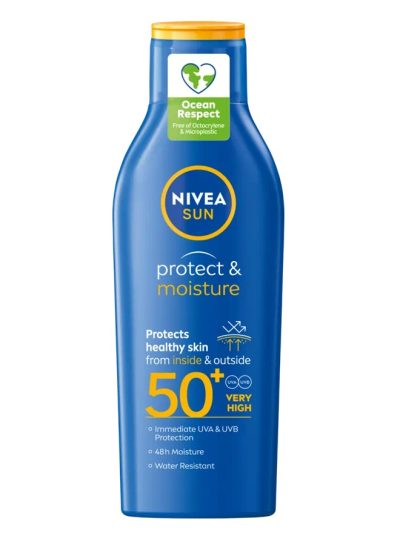 Nivea Sun Protect & Moisture nawilżający balsam do opalania SPF50+ 200ml