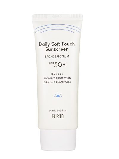 PURITO Daily Soft Touch Sunscreen SPF50+ PA++++ krem przeciwsłoneczny z ceramidami 60ml
