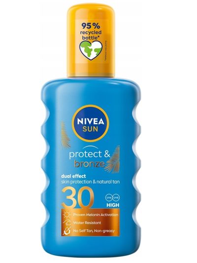 Nivea Sun Protect & Bronze balsam w sprayu aktywujący naturalną opaleniznę SPF30 200ml